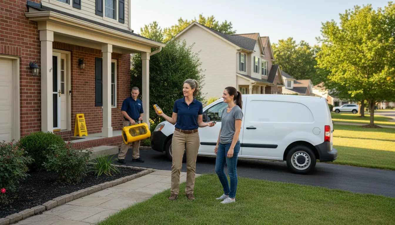 Residential water damage restoration in Mohave Valley, AZ